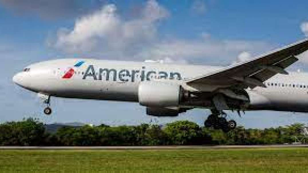 American Airlines Pouso Aeroporto