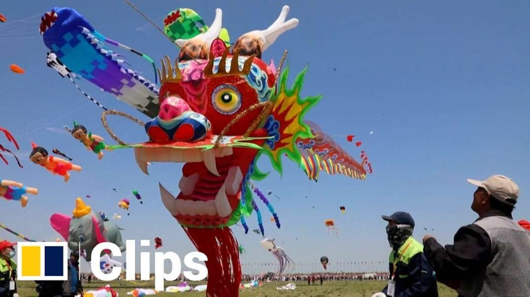 Festival anual de pipas da China decola com 280 metros