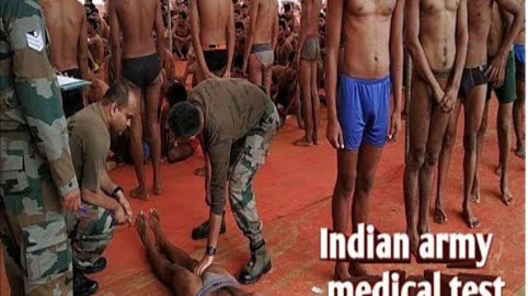 Exame médico do exército indiano