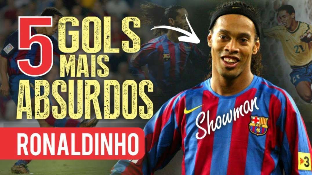 CINCO VEZES que Ronaldinho ENCANTOU o mundo!