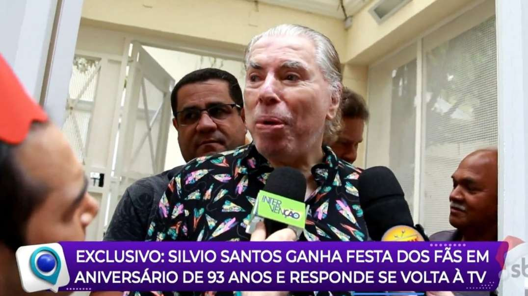 Completando 93 anos, Silvio Santos responde se volta à televisão