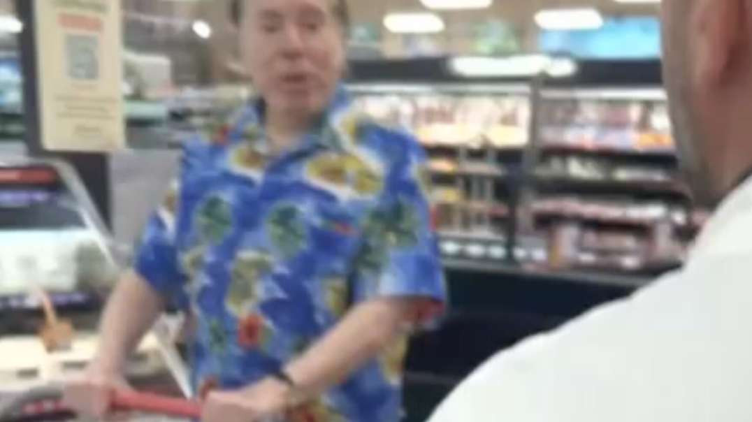 Silvio Santos! Fazendo compras no mercado