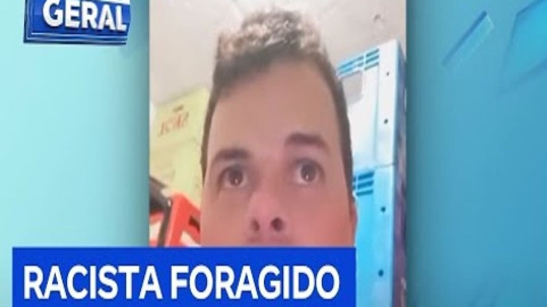 Homem segue foragido após postar frases racistas