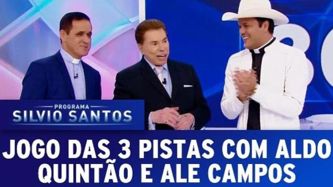 ⁣Jogo das 3 Pistas com Aldo Quintão e Alessandro Campos | Programa Silvio Santos