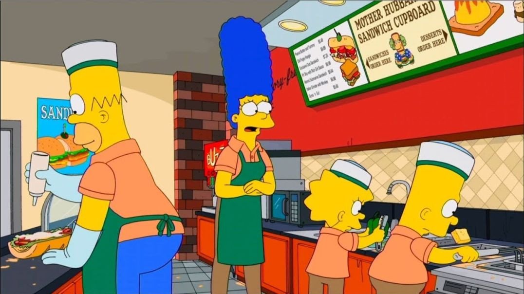 O restaurante de sanduíches dos Simpsons | Os Simpsons episódios completo