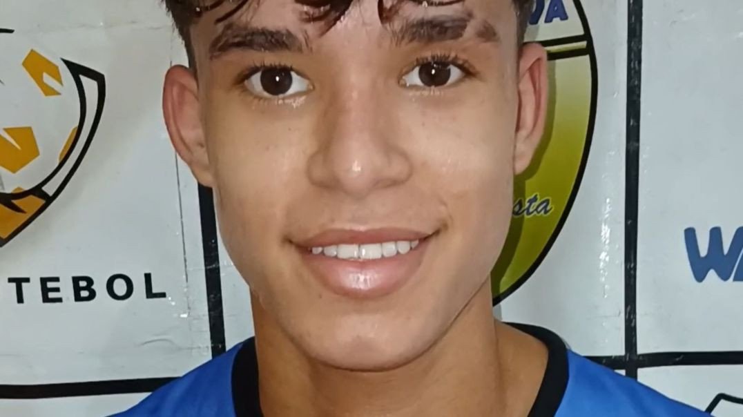 O jogador Jhonatha, do time sub-15 do ZFC