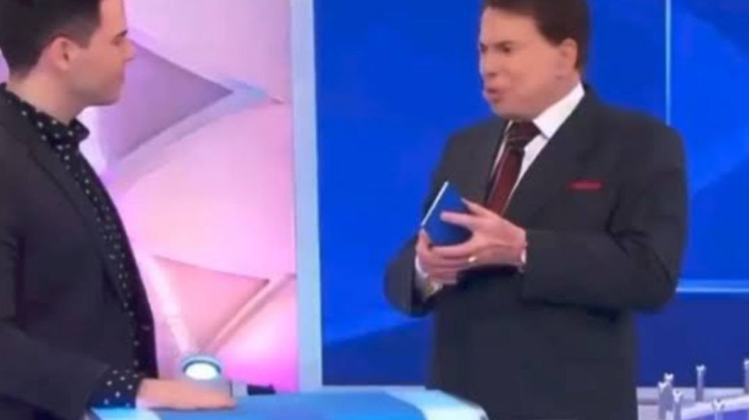 Luis bacci no Pograma Silvio Santos