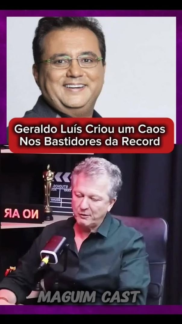 Chato demais esse Geraldo Luiz