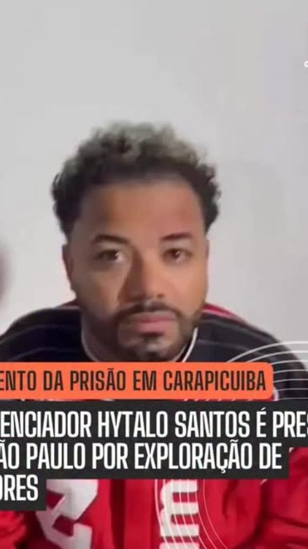 Momento da prisão de Hytalo Santos e do companheiro dele.
