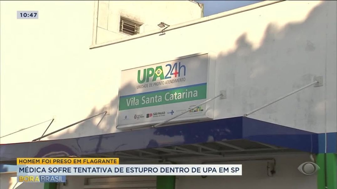 ⁣Um homem foi preso em flagrante após tentar estuprar uma médica em uma UPA,