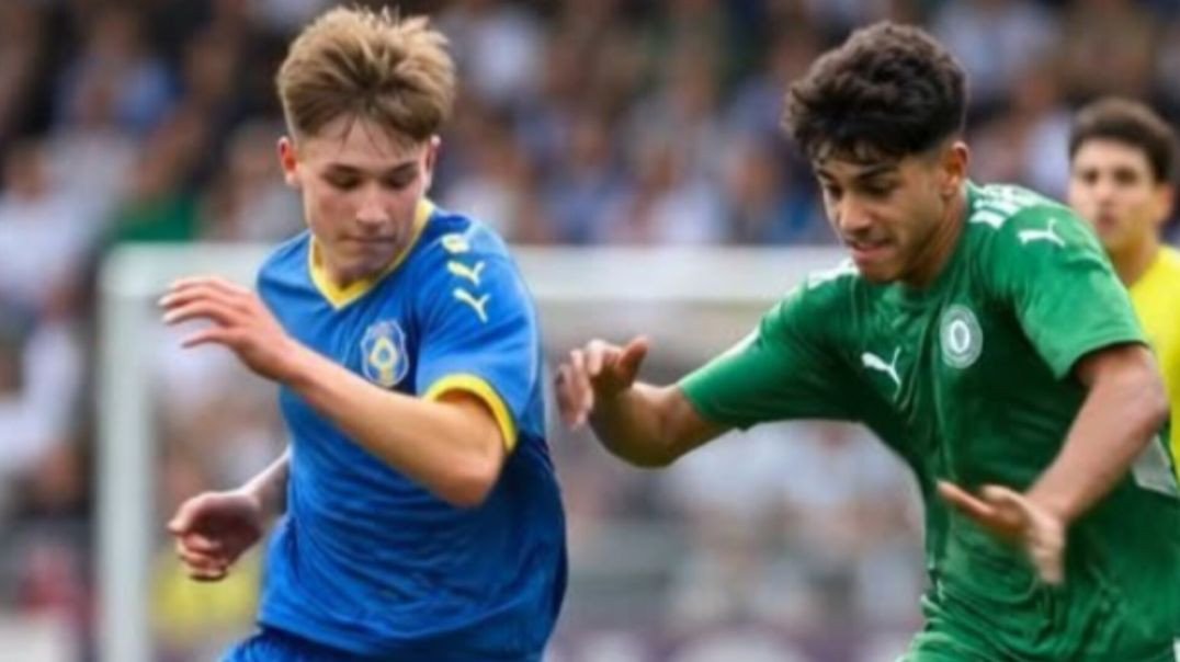 ⁣A luta pela bola. #futebol #jogador