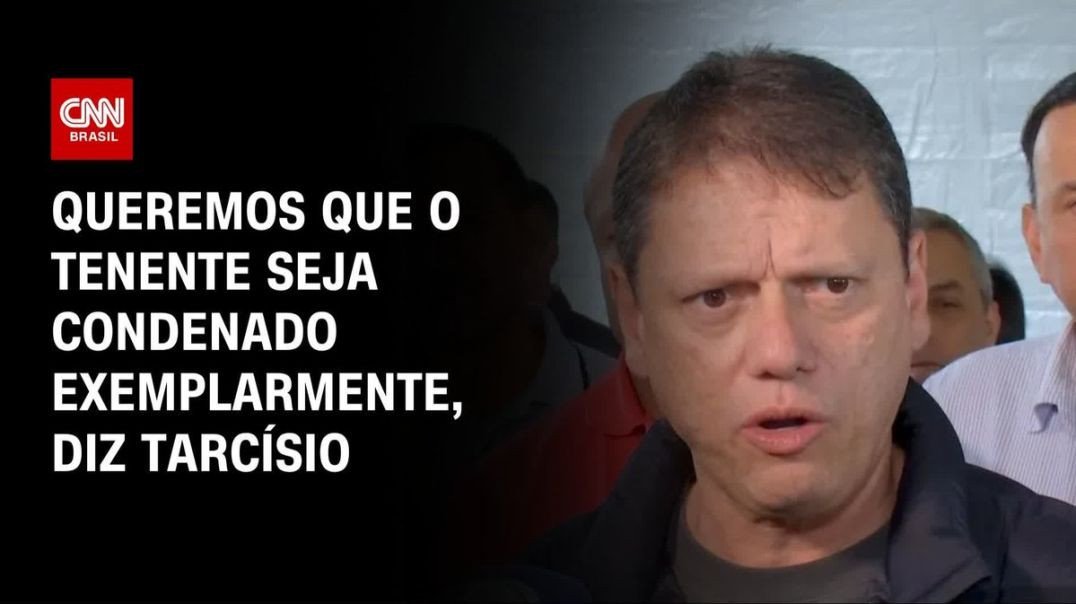 ⁣Morte da PM Gisele: Queremos que o tenente seja condenado exemplarmente, diz Tarcísio
