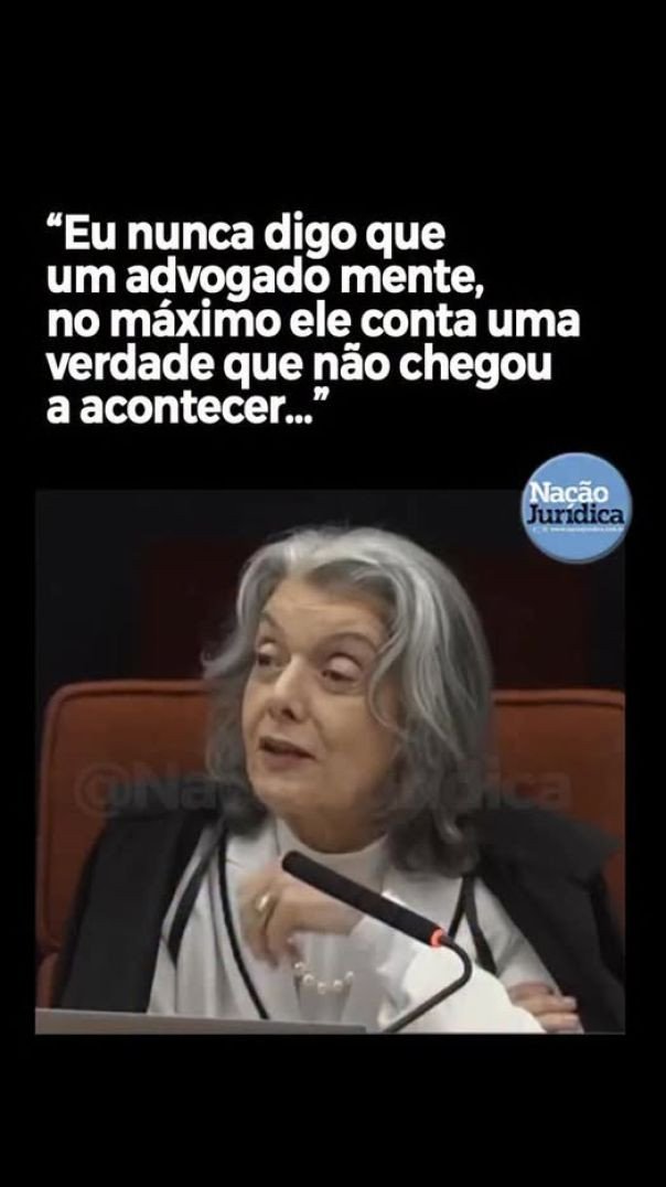 Ela, além de muito inteligente, culta, é a mais bem humorada ministra. Mineira, lógico!!!!