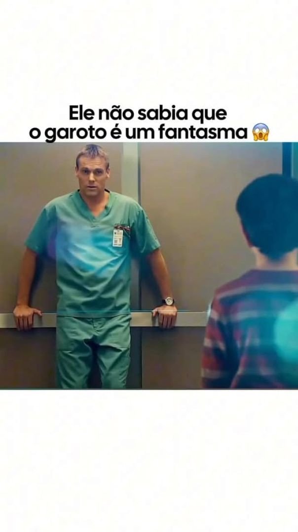 Ele Não Sabia Que o Garoto e Um Fantasma !