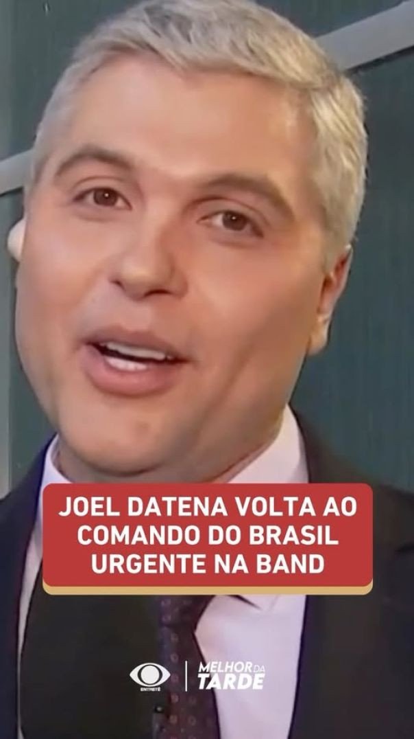 O “Melhor da Tarde”  invadiu o “Brasil Urgente” e emocionou Joel Datena ao vivo. Durante o encontro,