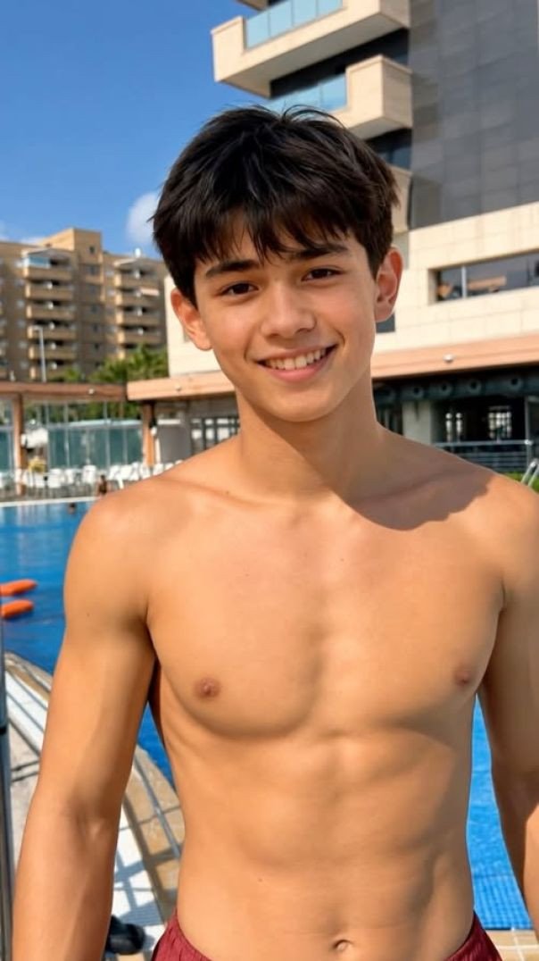 Na Piscina Domingo! #boy