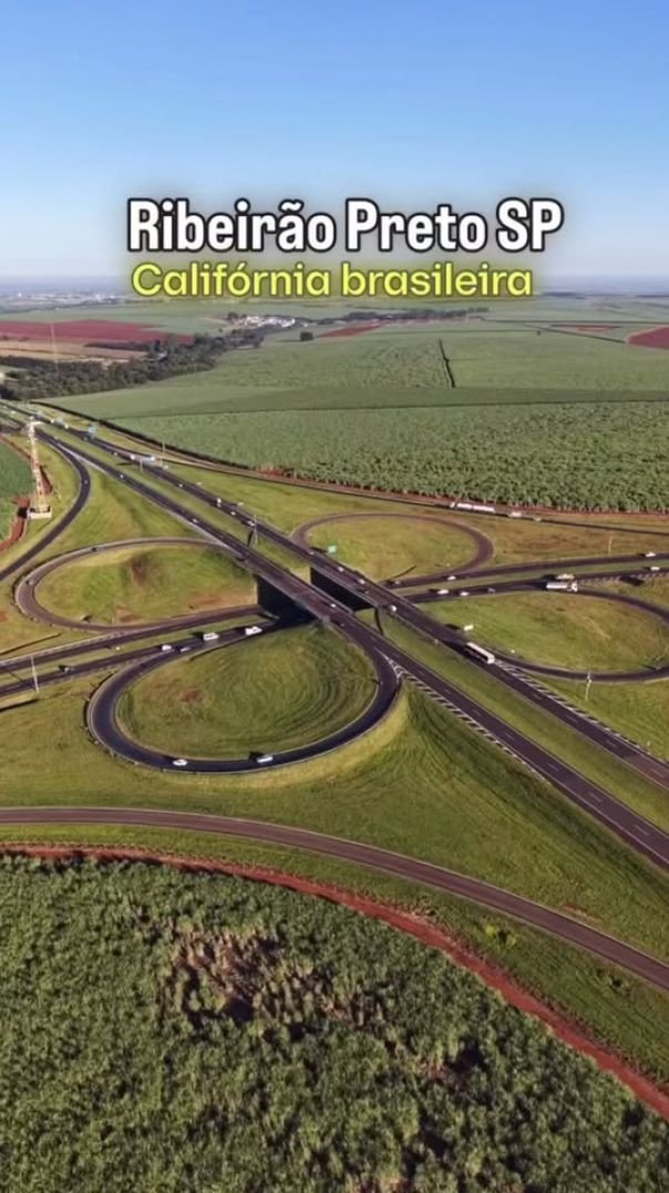 Você já entrou em Ribeirão Preto por esse trevo? 🤔 Olha esse visual! #ribeirao