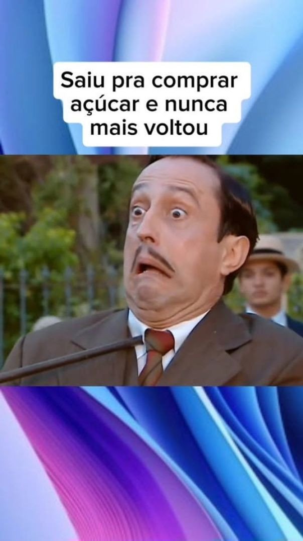 Saiu pra comprar açúcar e nunca mais voltou. #novelas