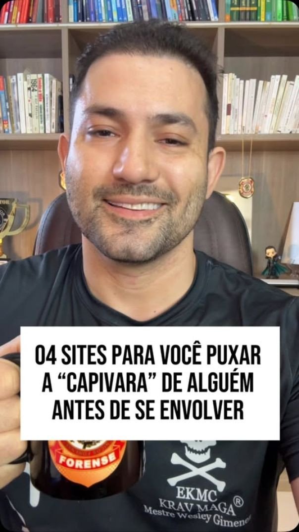 Antes de assumir compromisso e se envolver pesquise quem é a pessoa